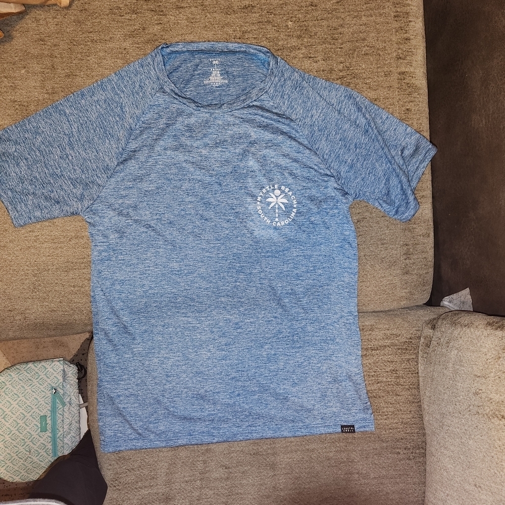Blue Heather Men's Short Sleeve Tee